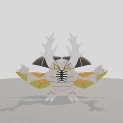 Méga-Scarabrute.gif Archivo STL Pokémon - Mega Scarabrute・Modelo para descargar y imprimir en 3D