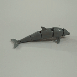 Vid01.gif Download STL file Articulated Dolphin • 3D printer object, DolphinStudio
