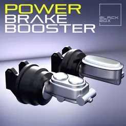 0.gif MUSCLE CAR POWER BRAKE BOOSTER 1/24TH