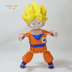 1-gif-goku.gif 3D file Dancing Goku・3D printable model to download