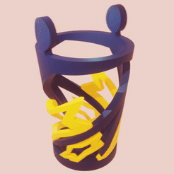 01_RaS_preview.gif STL file United Pencil Holder・3D printable model to download, Antel3D