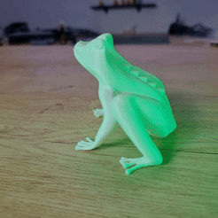 ezgif.com-gif-maker.gif STL file Frog with sound effect・Model to download and 3D print