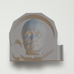 Putin-Ashtray-gif.gif Free STL file Putin Ashtray・Object to download and to 3D print, XiantenDesigns
