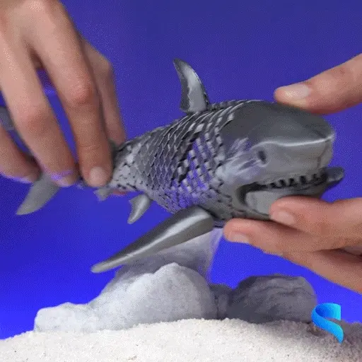 GIF-Cults-3D-1.gif Реалистичные шарнирные рыбы - набор из 7 моделей реалистичных и разнообразных шарнирных моделей