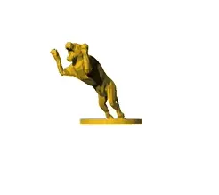 Gif.gif LION Statue Low Poly / LOWPOLY | Car Bonnet