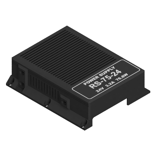 Mean Well RS-75 Enclosure, Terminal Cover & Wall Mount – All Voltages – 2-Color AMS
