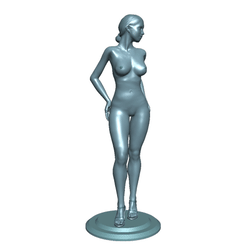 mod11-without-dress.gif Archivo STL gratis Model girl・Plan de impresión en 3D para descargar
