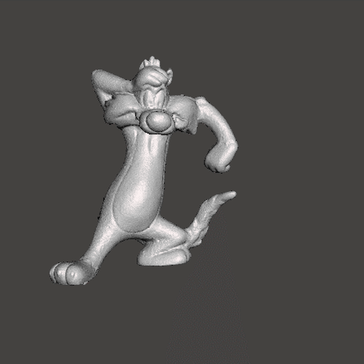ANCIENT FIGURE OF THE WILD CAT 3D model