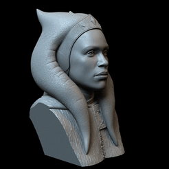 Ahsoka.gif 3D file Rosario Dawson as Ahsoka Tano・3D print design to download