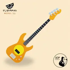 FleaBass-Model-32-2009.gif Bass guitar : FleaBass Model 32 (2009)