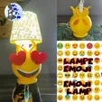 emoji.gif Lampe "emoji", sans peinture, "emoji" lamp, unpainted