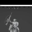Ape_03.gif Planet Of The Apes - Ape With Horse and Gun - Monkey Warrior