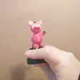 Pig_gif.gif Free 3D file Collapsing Animal Toys・3D printable model to download