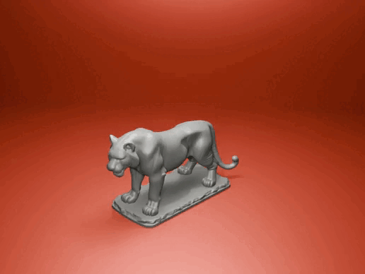 Realistic Tiger 3D Model – STL for 3D Printing – Detailed Wildlife Sculpture 3D model