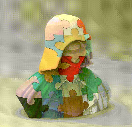 Darth Vader 3D puzzle