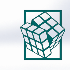animiertes-gif-von-online-umwandeln-de-11.gif Бесплатный STL файл настенный декор в виде кубика Рубика・Дизайн для загрузки и 3D-печати
