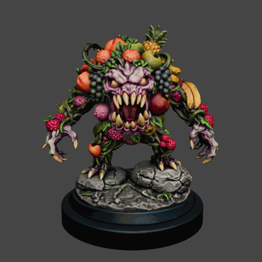 Fruit Golem Monster Miniature