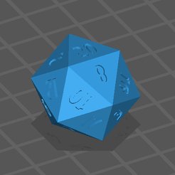 d20-draconis.gif STL file D20 Master - Draconis・Template to download and 3D print