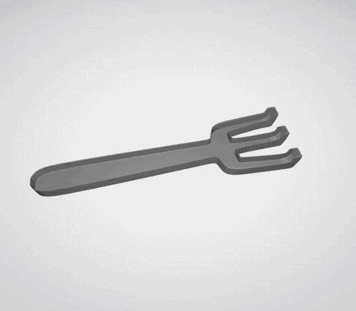 Sand rake for kids 3D model