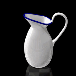 krug.gif Download 3MF file retro vintage enamel jug - email Krug • 3D printing template, syzguru11