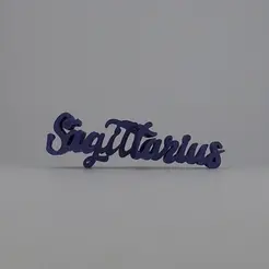 Sagttarius.gif Fichier STL Flip texte, Sagittaire・Modèle à télécharger et à imprimer en 3D, master__printer