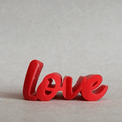 cropped love gif.gif STL file Love - Heart Valentine's Day Gift・3D printable design to download, Rubiks3D
