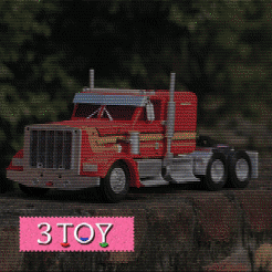 KH-Truck-3-toy.gif Fichier STL Camion RC King Hauler・Objet imprimable en 3D à télécharger, 3Toy