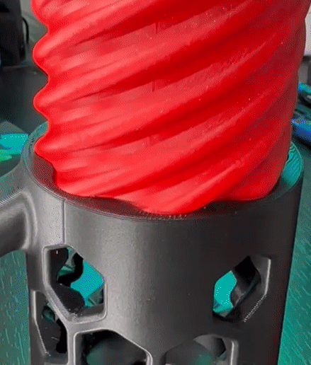 ezgif.com-gif-maker.gif FIDGET TWIST CAN CUP HOLDER! Hexagon, themed fidget toy and can cup holder!