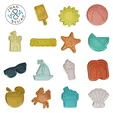ezgif.com-gif-maker.gif Summer (15 files) - Cookie Cutter - Fondant - Polymer Clay