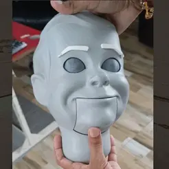 8.gif 3D file ventriloquist head・3D printer model to download