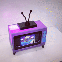 20220721_173029.gif STL file SIMPSON TV LAMP CELL PHONE HOLDER, WITH DRAWERS・3D printing model to download, rodrigo_brian_laporte