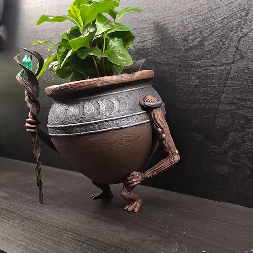 dusk.moon.pot.granpa.mp4 DuskPodGranpa, Jardinière décorative