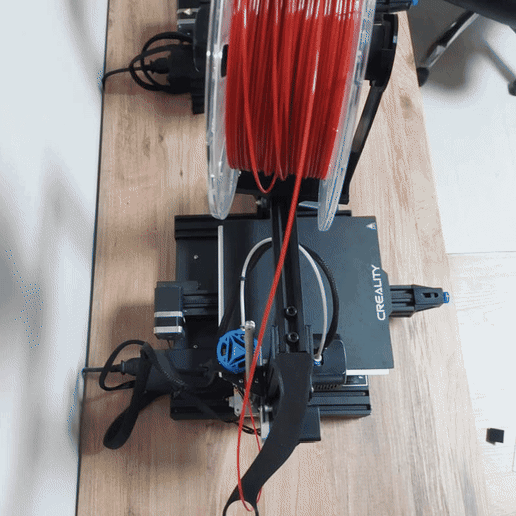 Filament spool holder