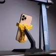 2.gif Print in Place Mechanical Mobile Phone Holder