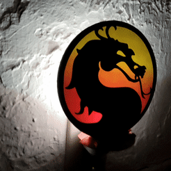 20220201_220537.gif STL file Mortal Kombat Night Light・Model to download and 3D print, BIoDroneCustoms