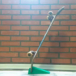 Sk8stand.gif STL file Skateboard Stand・3D print design to download