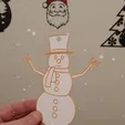 20231130_214741.gif snowman globe, wall art snowman, line art snowman, 2d art christmas globe, Navidad