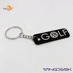 ezgif.com-gif-maker-3.gif Porte-clés Volkswagen Golf