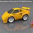 Countach-Anim-1.gif Lamborghini Countach LP5000 Comic-Style Car