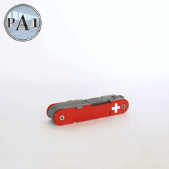 anim001.gif Free 3D file CELL PHONE HOLDER - SWISS KNIFE STYLE v2・3D printing template to download, PA1