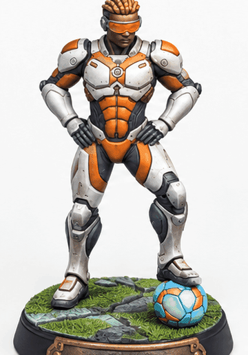 🏈 Bruno Cyberpunk Cyber Athlete Football Striker MLBB・ STL File for 3D ...