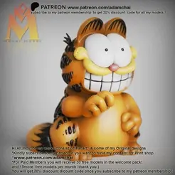 Garfiled-Smiling-Pose.gif Garfield Smiling Pose -Classic Cartoon Characters -FanArt