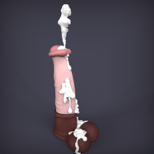 Horse Dick - 2 versions (With & Without C**) - 3D model önizlemesi