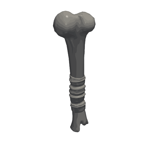 Rust Game Bone Club 3D Model 3D model preview