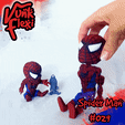 ezgif-4-9f634748c4.gif Spider Man Multicolor Flexi Print-In-Place + figure & keychain