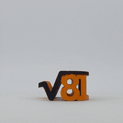 ezgif.com-optimize-3.gif Free STL file Text Flip - √81・3D printing design to download