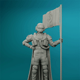 Без-имени-2.gif HELLDIVER SC-37 LEGIONNAIRE SOLDIER WITH FLAG | HELLDIVER 2 | 3D PRINTABLE FIGURINE