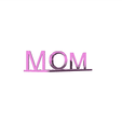 Mom-ILU.gif Archivo STL MOM - I Love You Text Illusion・Modelo para descargar y imprimir en 3D