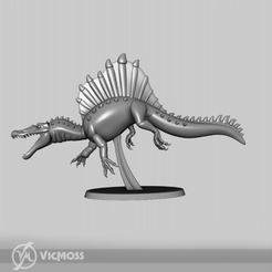 SpinoCompl.gif STL file SPINOSAURUS・3D print design to download, vicmoss
