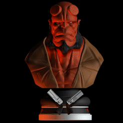 demo2gif.gif STL-Datei Hellboy・Design für den 3D-Druck zum Herunterladen, obsidianarte